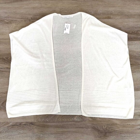 Cleo, One size white shawl/wrap/cardigan. NWT - Picture 2 of 4
